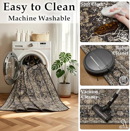 Ruaruarug Washable Area Rug 8×10 - Image 4