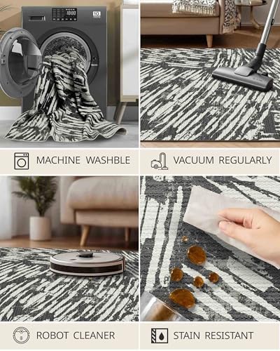 3x5 Washable Rug Modern Carpet for Entryway Bedroom - Image 5