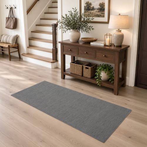 DEXI Thin Hallway Runner Rug 2x6, Non Slip Entryway Rugs - Image 3
