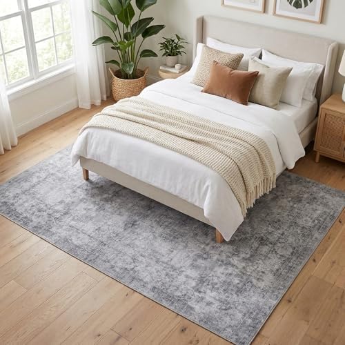 5x7 Area Rugs for Living Room, Vintage Machine Washable Rugs - Image 3
