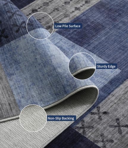 YIHOUSE Modern Geometric Patchwork Rugs - Image 5