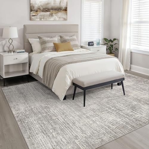 LOONGRUG 12x15 Area Rug Large Neutral Modern Rug - Image 4