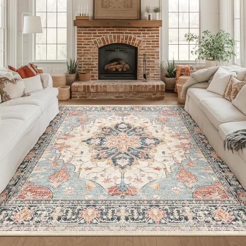 RELEANY Washable Area Rug, Square 8'x8' - Image 2