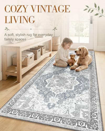 OLANLY 4x6 Washable Area Rugs, Soft Non Slip Carpet - Image 3