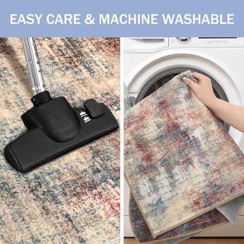 IOHOUZE Abstract Runner Rug 3x7 Ft Washable Runners - Image 4