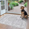 Washable Area Rugs 2x3 Entryway: Soft Ultra Thin Low Pile Mat Machine Washable by YOUFORTONG