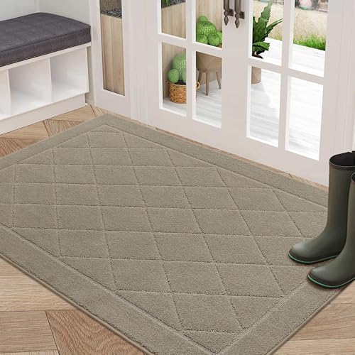 BEQHAUSE Dirt Trapper Door Mat 32" x 48", Doormat Non-Slip by BEQHAUSE