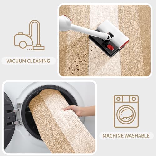 Kitinjoy Indoor Outdoor Door Mat, 48x32 Non-Slip Dirt Trapper Doormats - Image 5