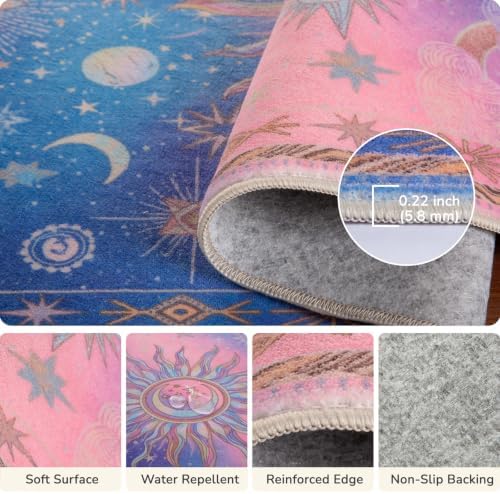 Vacuum-Friendly, 9x12 Washable Area Rug - Image 4