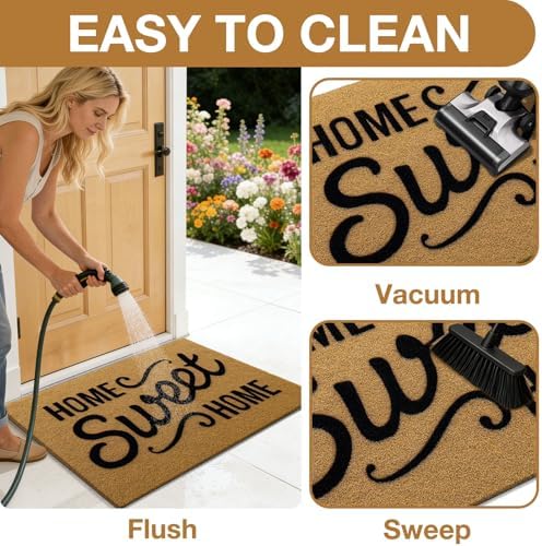 OLANLY Front Door Mat 71x47, Low Profile Doormat - Image 6
