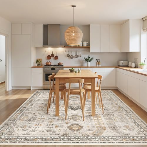 befbee Washable 5x7 Area Rug Non Slip Stain Resistant Rug - Image 7