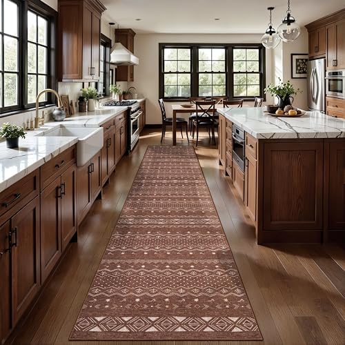 SERISSA 2x10 Washable Non-Slip Boho Runner Rug - Image 2