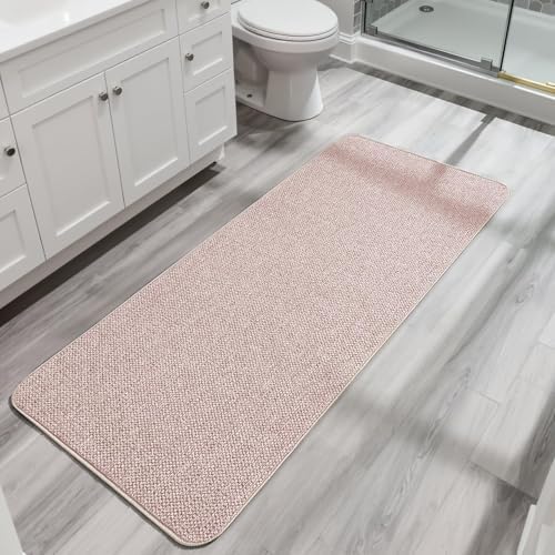 Bath Mat, Ultra Thin Bathroom Runner Rugs, Large Bath Mats by BosapDirect