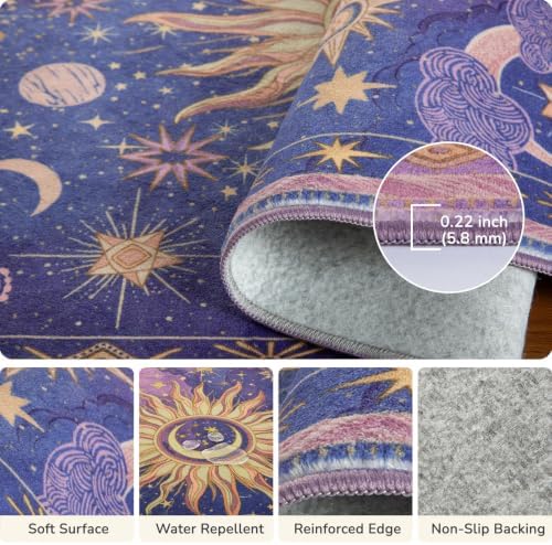 Vacuum-Friendly, 8x10 Washable Area Rug - Image 3