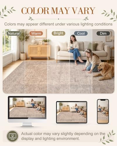 OLANLY 3x6 Washable Runner Rug, Soft Non Slip Carpet - Image 2