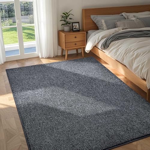 4x6 Grey Area Rug Non-Slip Washable Soft Thin - Image 2