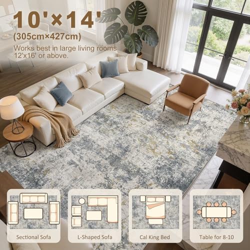kakania Washable 10x14 Area Rug - Image 2