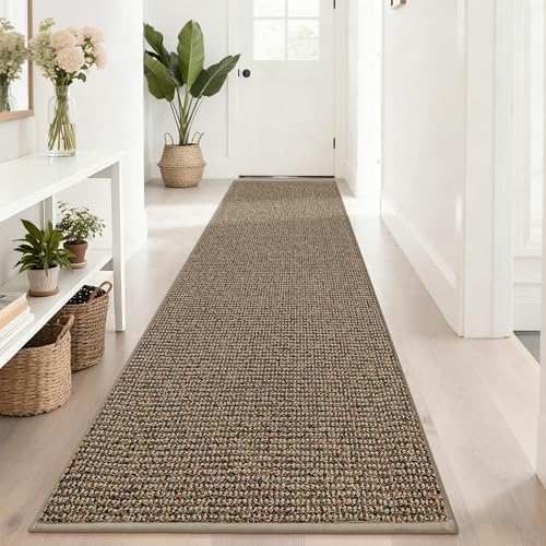 BEQHAUSE Hallway Runner Rugs 2.6x10, Hallway Rug Non-Slip Washable by BEQHAUSE