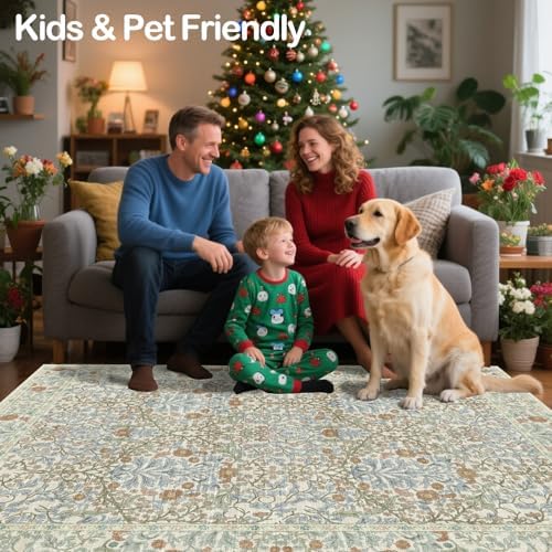 5x7 Washable Area Rugs for Living Room Soft Carpet - Image 6