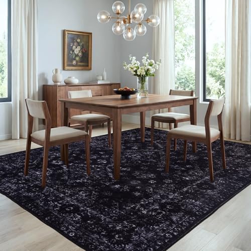 5x7 Area Rugs for Living Room, Machine Washable Rug, Neutral Style - Image 4