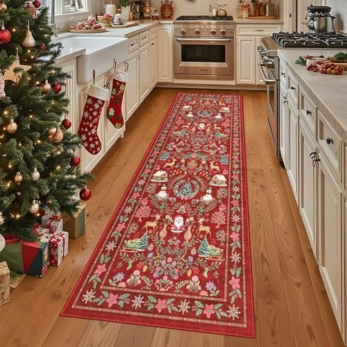 Rugxara Christmas 2x6 Runner Rug by Rugxara