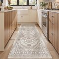 befbee 2'6"x8' Runner Rug for Hallway Washable Non Slip Kitchen Rug by Befbee