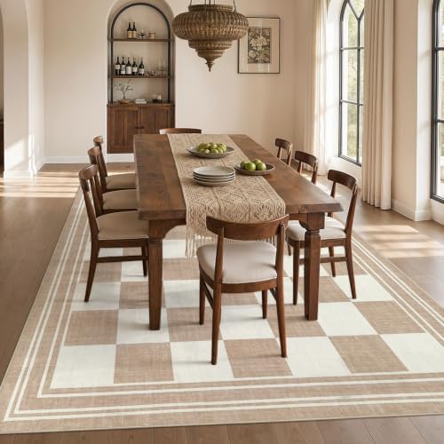 cotiled Boho 10x12 Area Rug for Living Room: Large Moroccan Washable Rug - Image 6