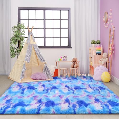 AROGAN Fluffy 8x10 Area Rugs Kids Bedroom - Image 3