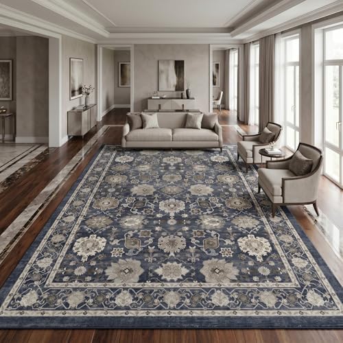 Amada Vintage Washable Area Rug by AMADAHOMEFURNISHING