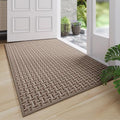 YDKGL Front Door Mat Indoor Non Slip Entry Mat Extra Large Brown 36"x60" by YDKGL