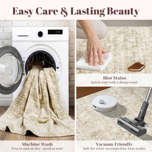 Homemate Washable Rug 8x10 Area Rugs - Image 5