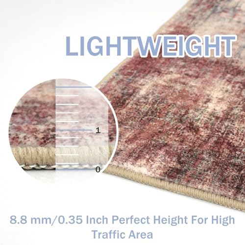 IOHOUZE Abstract Runner Rug 3x8 Ft Washable Runners - Image 5