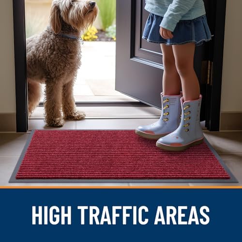 OLANLY 2-Pack Front Door Mats 59x23, Waterproof Heavy-Duty Doormats - Image 7