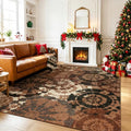 Boho 5x7 Area Rug Washable Non-Slip Modern Abstract Rug by Quntue