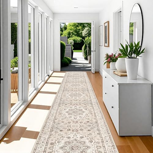 3x20 ft Long Hallway Runner Rug: Non-Slip Washable Rugs - Image 3