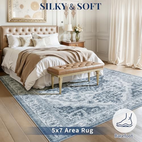 UKISS Washable Rugs 5'x7' Area Rugs - Image 2