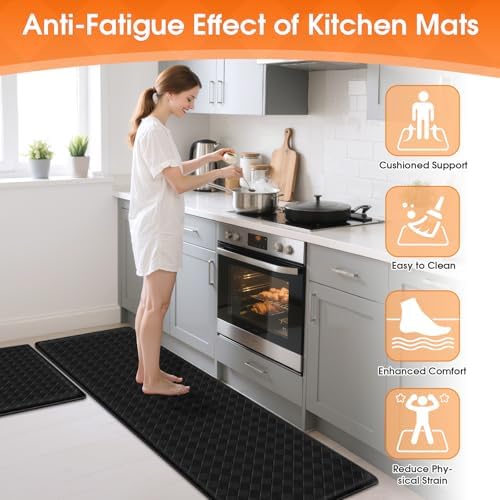TranquilRelax 2-Piece Kitchen Mats, Cushioned Non-Slip Floor Mats - Image 4