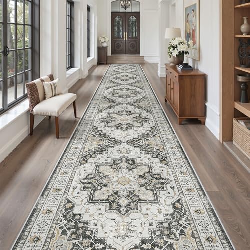 Madane Hallway Runner Rug 3x18 Washable Kitchen Runners 18ft - Image 3
