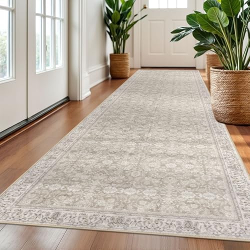 SIILOOM 3x10 Washable Runner Rug, Non Slip Soft Area Rug - Image 4