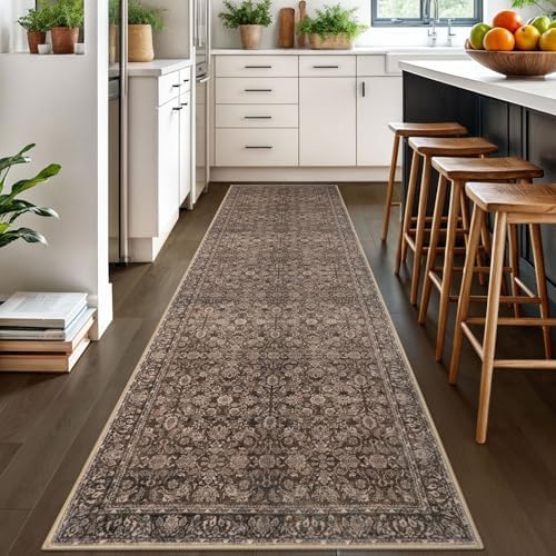 SIILOOM 3x10 Washable Runner Rug, Non Slip Soft Area Rug - Image 3