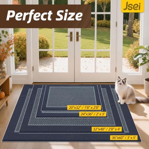JSEI Dirt Trapper Door Mat 36"x60", Non-Slip Doormat - Image 2