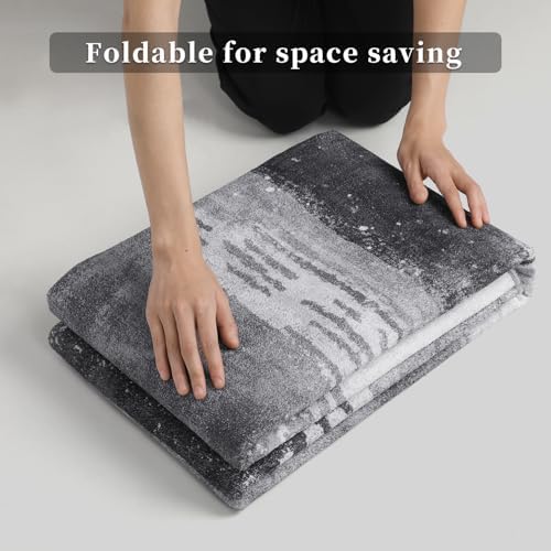 Ciicool 5x7 Area Rugs for Living Room, Modern Abstract Washable Carpet Grey - Image 6
