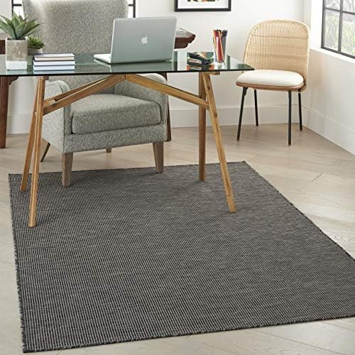 Nourison Home Positano Charcoal 4' x 6' Area Rug by NourisonHome