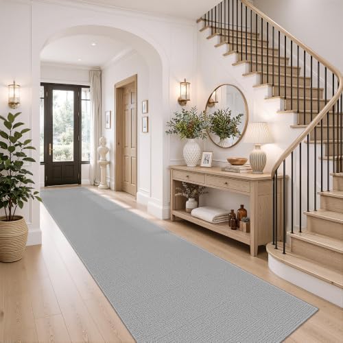 Valenrug 2x12 Runner Rug Non Slip, High-Low Pile Hallway Runners - Image 5