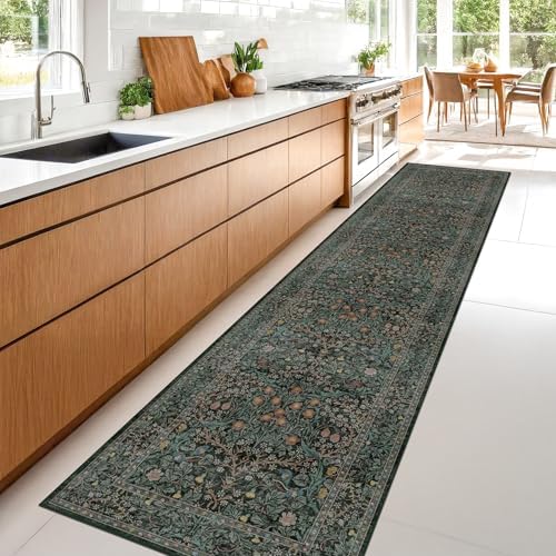 Vintage Washable 2x10 Runner Rug Non Slip by HazoHaus