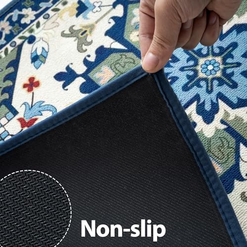 AREDO Runner Rug with Non Slip Rubber Backing 2' * 6', Washable Soft Floor - Image 4
