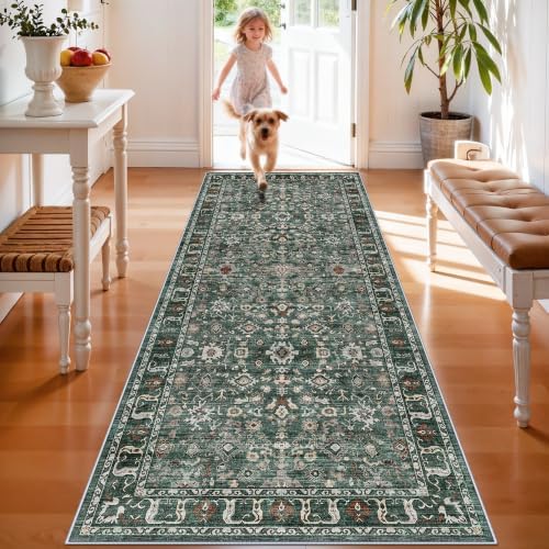 Washable Hallway Runner Rug 3x8: 8ft Runners by TOPRUUG