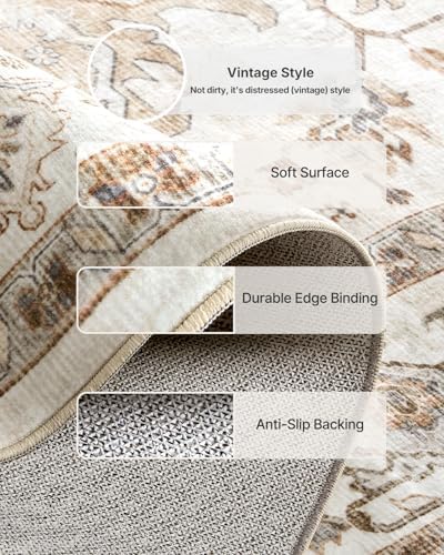 Amada Large 9x12 Washable Area Rug - Image 5