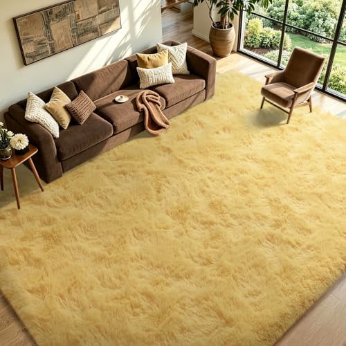 FinRèc Home 9x12 Non-Slip Fluffy Area Rugs - Image 3