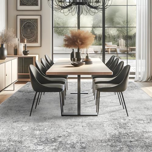 Washable 9x12 Rug Abstract: Large Area Rugs - Image 3